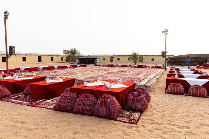 Dubai Desert Safari with Quads, BBQ Dinner, Camel ride, & Shows - Belly dancing and the spinning tanoura show
