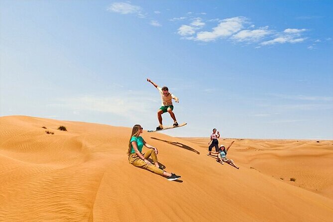 Dubai Desert Safari with Self Drive Quad Biking & Camel Riding - The 25 to 35-minute dune-bashing ride