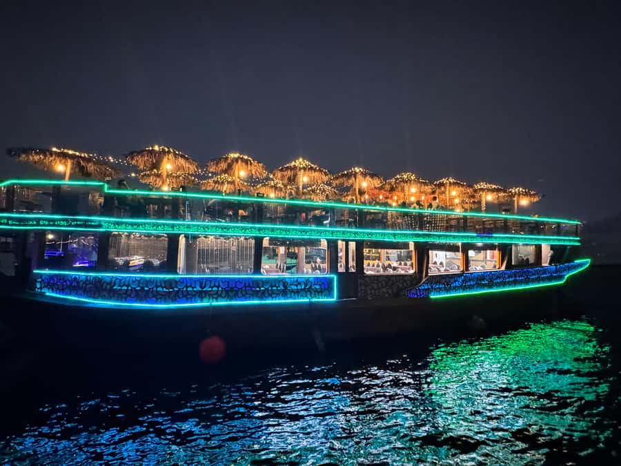 Dubai Dhow Cruise Creek,Marina Shows,Buffet & Drinks options - Al Seef and the Creek: an older side of Dubai