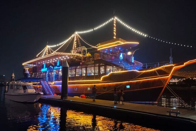 Dubai Dhow Cruise Dinner Al Seef Creek Multicusine - Key points to know before booking