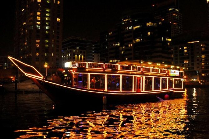 Dubai Dhow Dinner Cruise Marina with pickup drop option - Boarding at Al-Rahim Mosque
