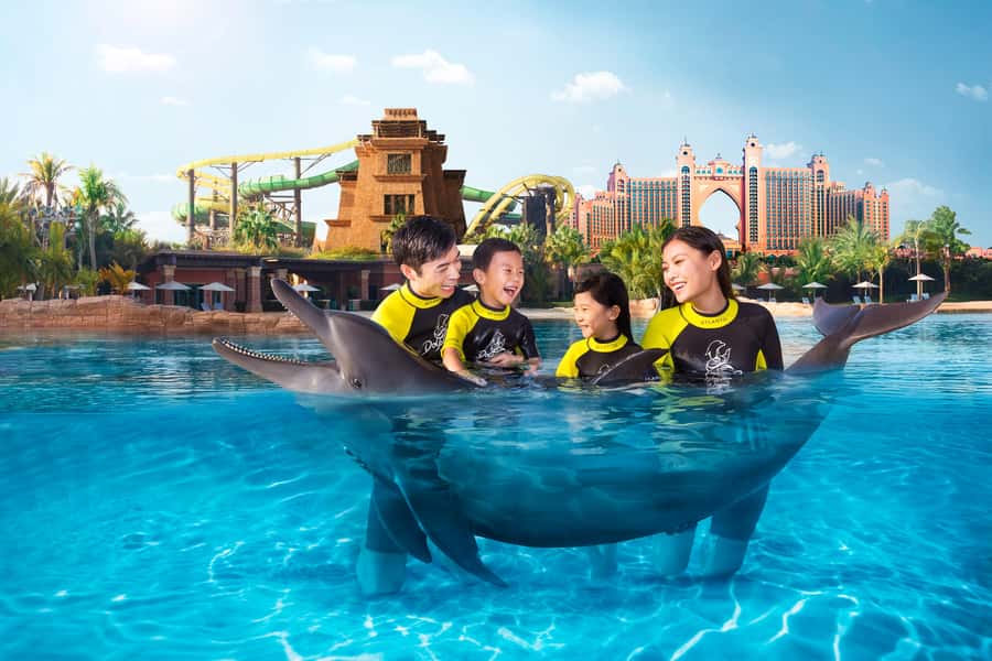 Dubai: Dolphin Encounter & Aquaventure Waterpark Ticket - What the $197 ticket actually buys