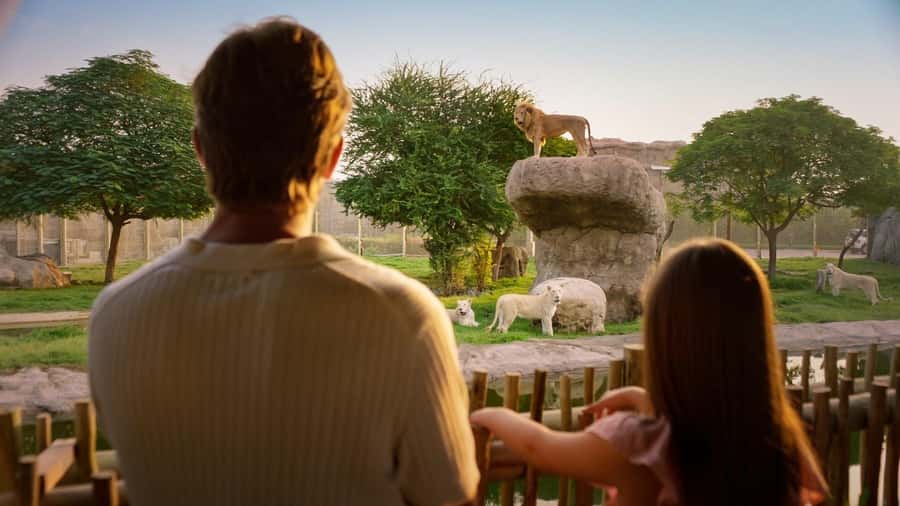 Dubai: Dubai Safari Park Entry Pass - Asian Village, ponds, and forest habitats