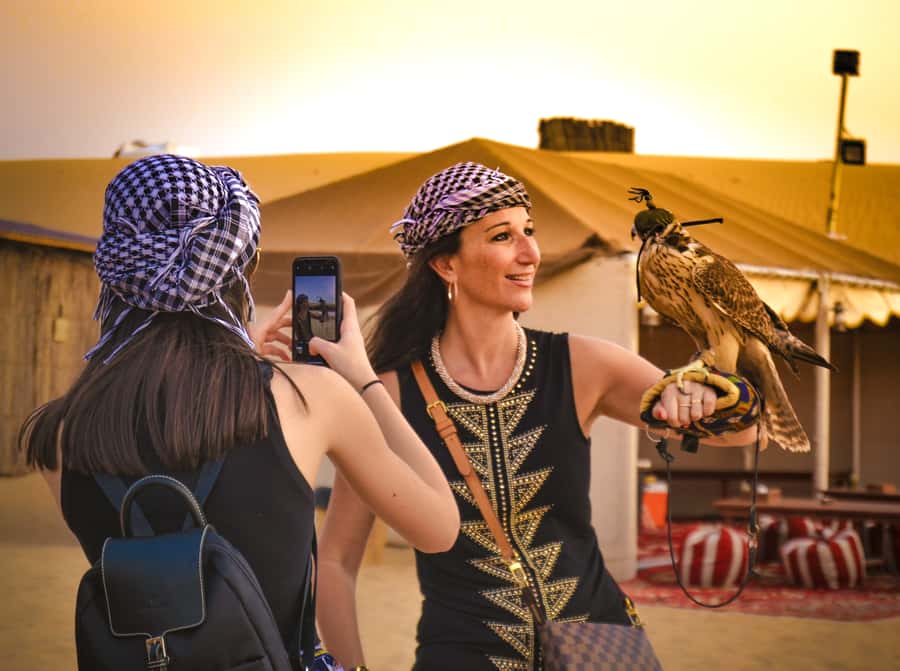 Dubai: Dune Buggy Desert Safari, Camel Ride & Sandboarding - The short camel ride and desert traditions