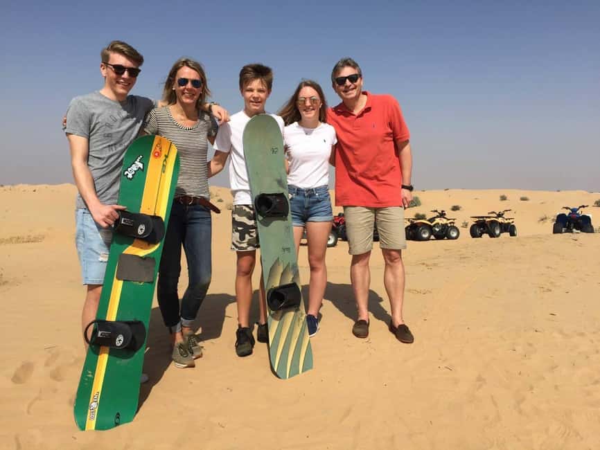 Dubai: Dune Quad Drive, Camels And Sand Boarding - How the timing affects your day