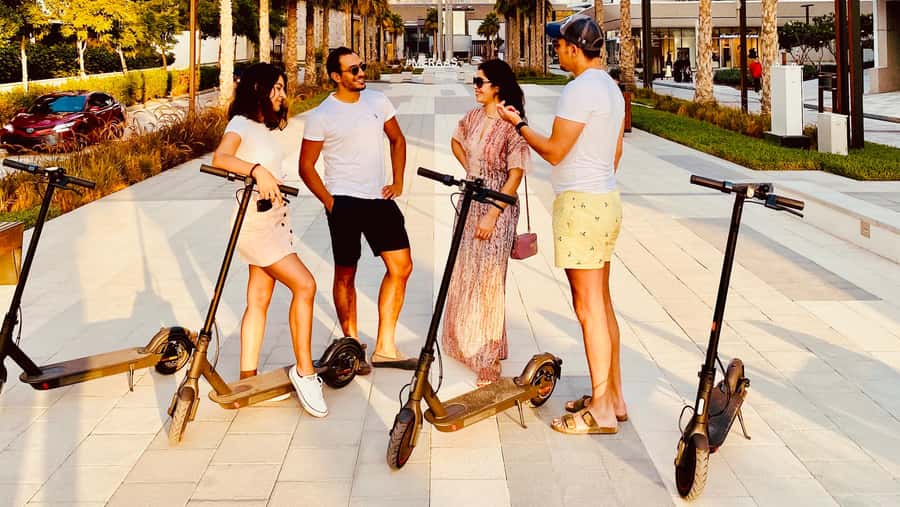 Dubai: E-Scooter Guided Tour of Marina, JBR & Bluewaters - Address Beach Resort and the JBR promenade