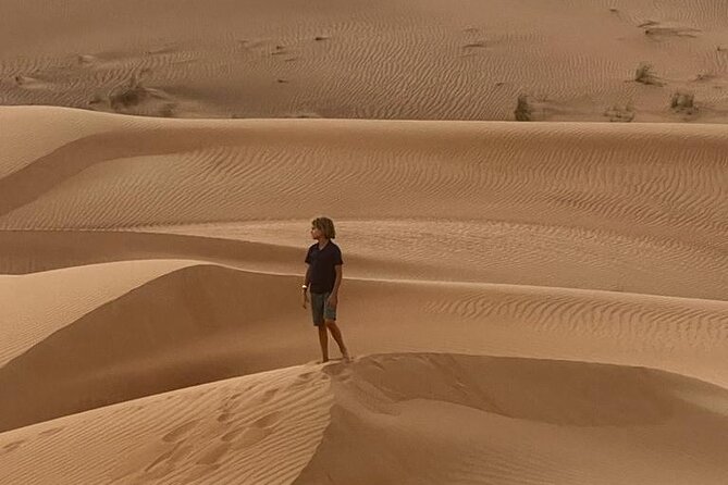Dubai Elite Red Dunes Safari With Sunset & Bedouin Camp - Sandboarding, birdwatching, and sunset photographs