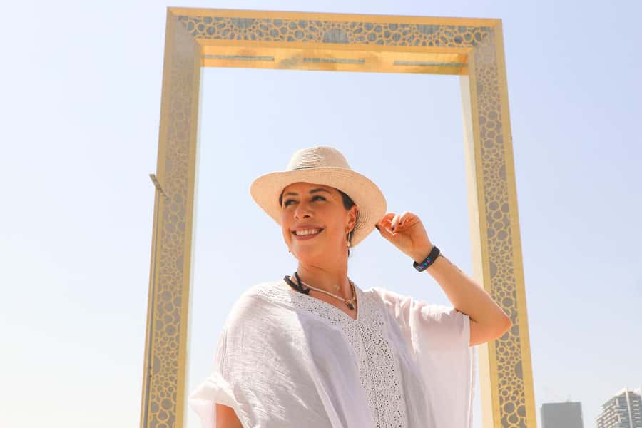 Dubai: Entry Ticket to the Dubai Frame with Deck Access - Seeing Dubai at daylight, sunset, and after dark