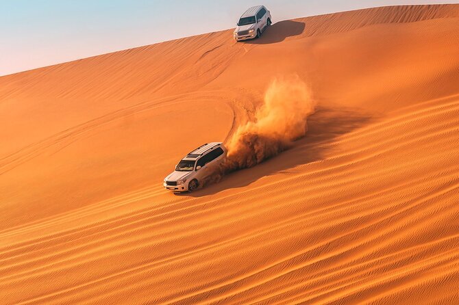Dubai Evening 4x4 Desert Safari, Shows, Camel Ride BBQ Dinner - Leaving Dubai for the dunes at 2:30 pm
