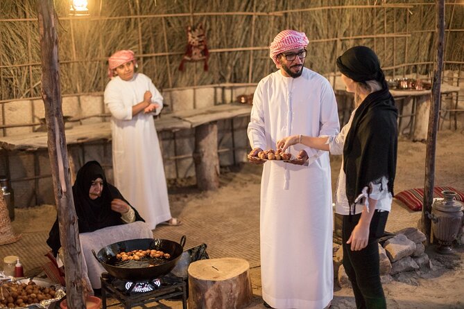 Dubai: Evening Camel Caravan, Bedouin Dinner at Al Marmoom Oasis - Bedouin stories beneath a dark sky