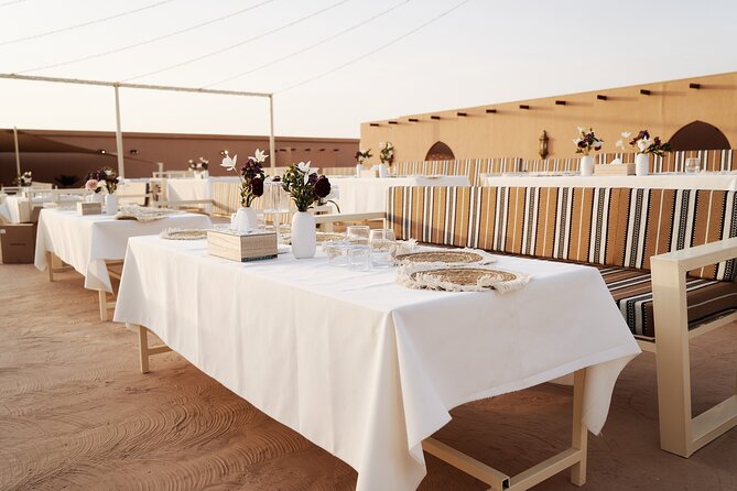 Dubai Evening Desert Safari BBQ Dinner & Transfer to Noble Camp - BBQ buffet dinner and unlimited soft drinks