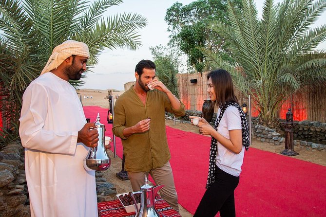 Dubai Evening Desert Safari: Sandboarding, BBQ, Camel Ride & more - BBQ dinner beneath the stars