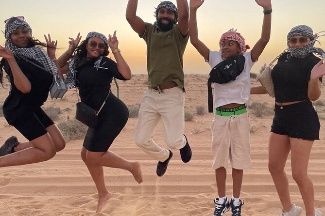 Dubai Evening Desert Safari - Sharing - Sunset from the highest dune