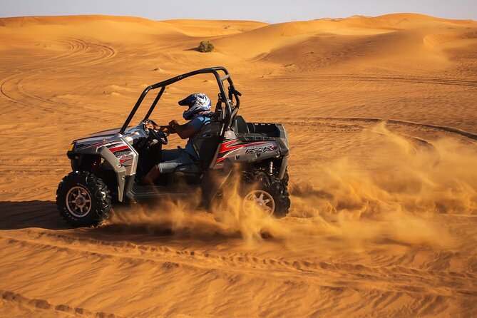 Dubai Evening Desert Safari with BBQ Dinner - The Bedouin-style camp after sunset