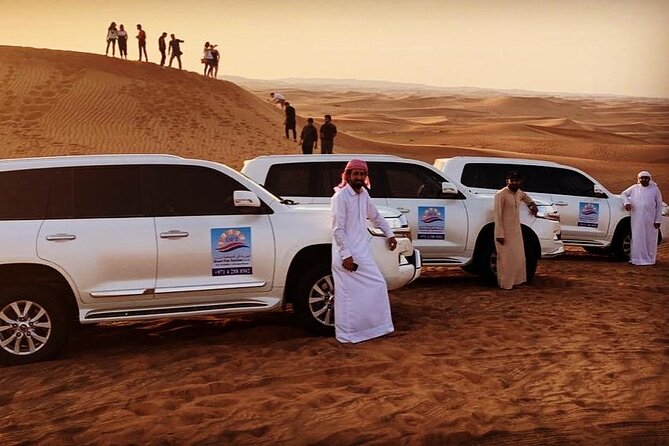 Dubai Evening Desert Safari with BBQ & Live Entertainment - Sandboarding for a quick extra thrill