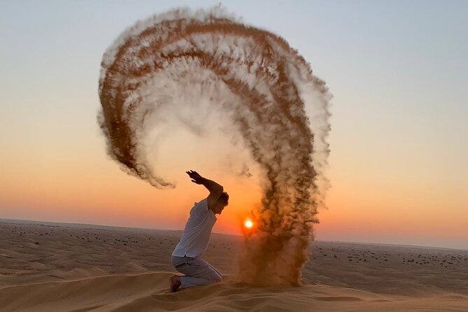 Dubai Evening Desert Safari with BBQ & Live Entertainment - Belly dancing, Tanoura, and fire on the program
