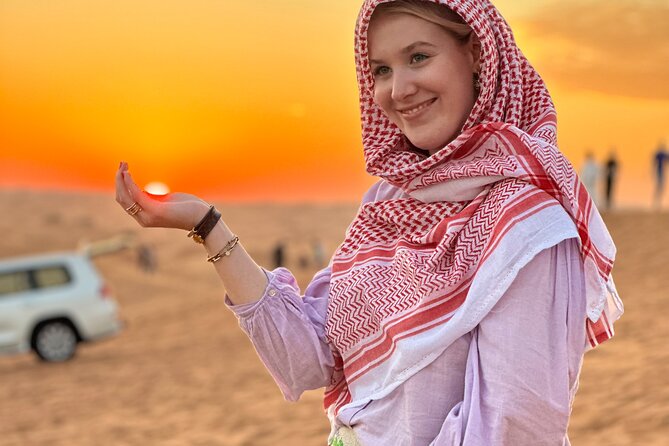 Dubai Evening Desert Safari With Quad Bike and BBQ Dinner - Sunset, desert views, and the camp atmosphere