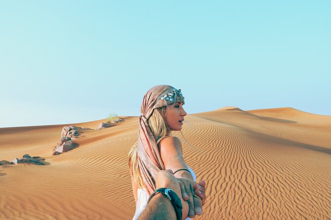 Dubai Evening Desert Safari with RedDune, sandboarding, live show - Leaving Dubai for the red dunes