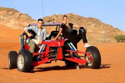 Dubai Evening Desert Safari With Transfers Dune Bashing & Dinner