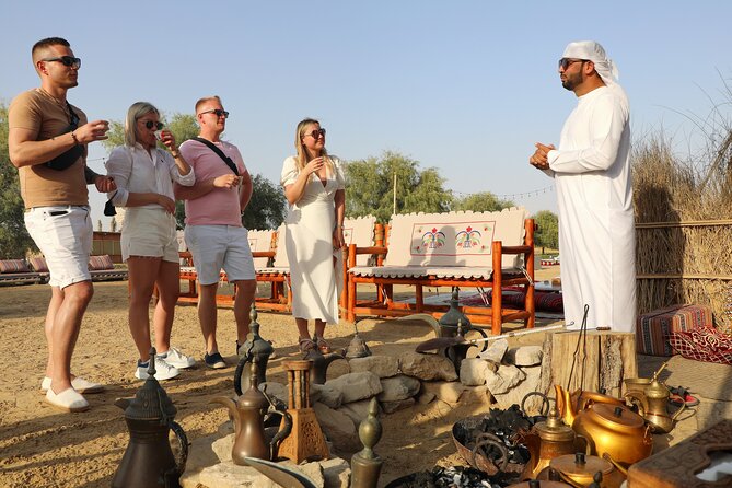 Dubai Evening Heritage Safari by Vintage G Class Al Marmoom Oasis - Falcon photographs and traditional dress