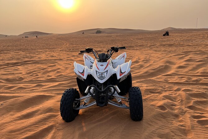 Dubai Evening Red Dune Safari With 30 Mins ATV, BBQ, Live Shows - Dinner includes more than BBQ
