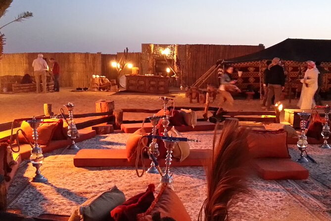 Dubai Evening4x4Desert Safari BBQ Dinner,4 Live Shows,Camel Ride - Henna, costumes, and camp activities