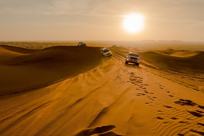 Dubai Exclusive Private Evening Desert Safari With BBQ Dinner - Arabic coffee, falafel, and a private camp table
