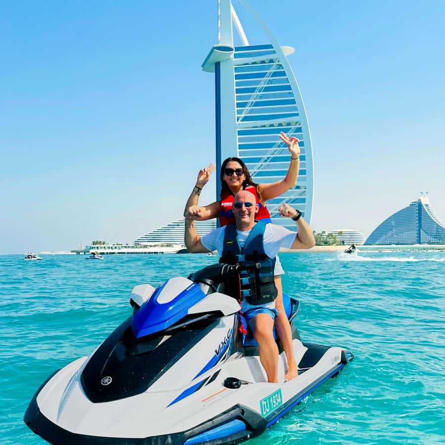 Dubai: Experience Jet Ski to Burj Al Arab +PICTURES & VIDEOS - Meeting at Jumeirah Fishing Harbour