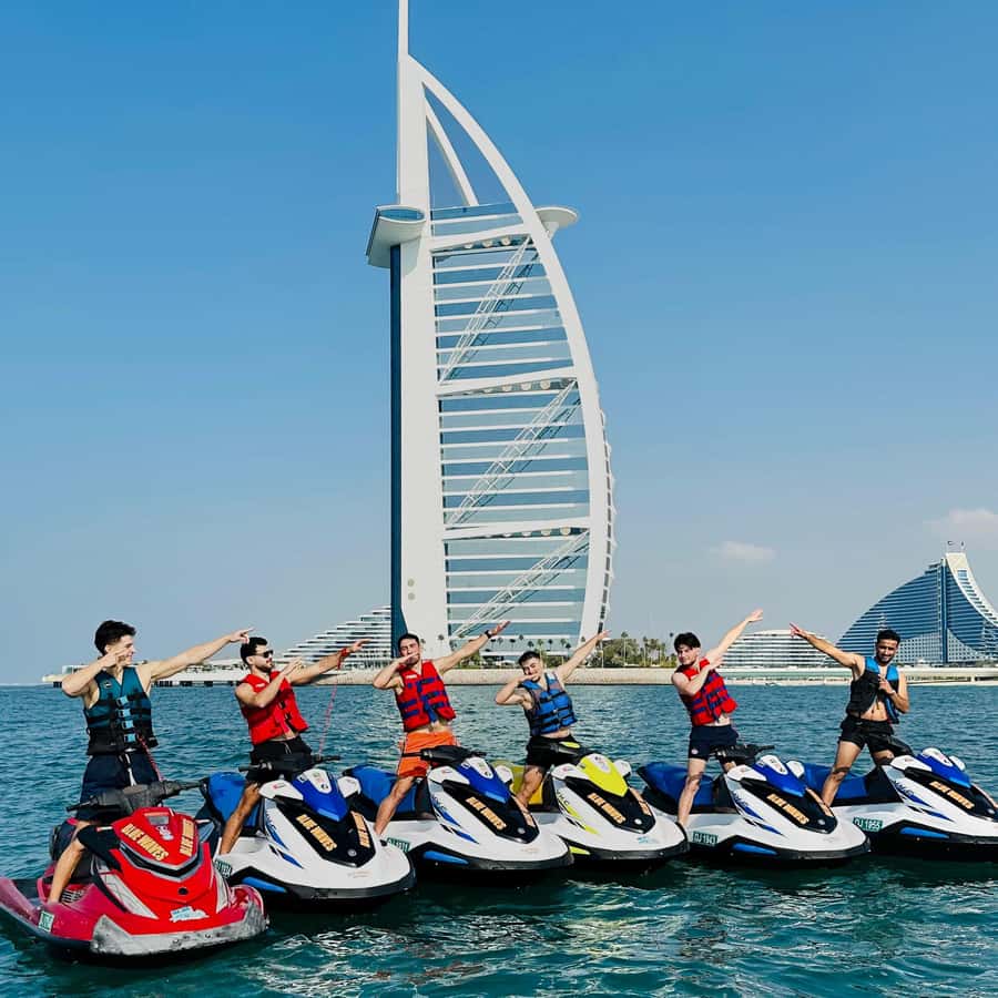 Dubai: Experience Jet Ski to Burj Al Arab +PICTURES & VIDEOS - Yamaha jet skis and speed
