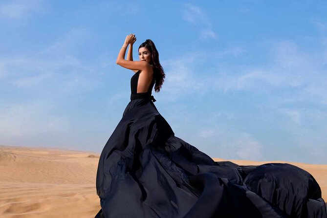 Dubai Flying Dress Private Photoshoot in the Desert - Who Will Enjoy This Most?