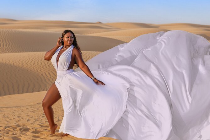 Dubai Flying Dress Private Photoshoot in the Desert - Booking Timing, Weather, and Cancellation
