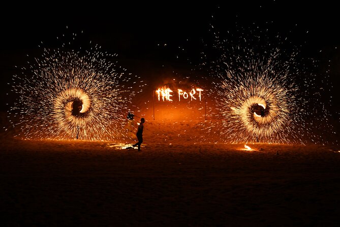Dubai Fort Lisaili Desert Experience: Camel Ride, BBQ & Transfers - BBQ dinner under the stars