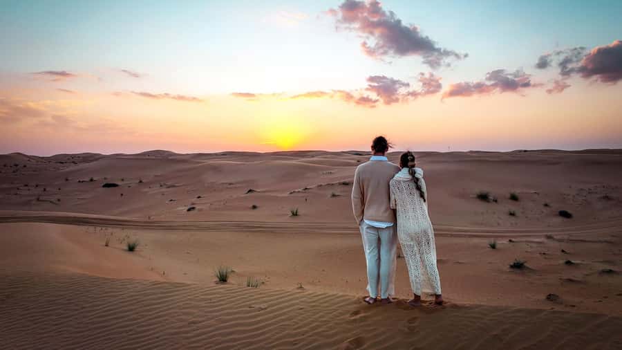 Dubai Fort Lisaili Desert: Quad, Buggy Ride & Free Souvenir - Fort Lisaili, a desert evening close to Dubai