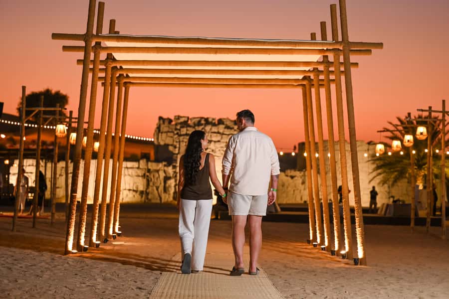 Dubai Fort Lisaili Desert: Quad, Buggy Ride & Free Souvenir - Sunset from the high dunes