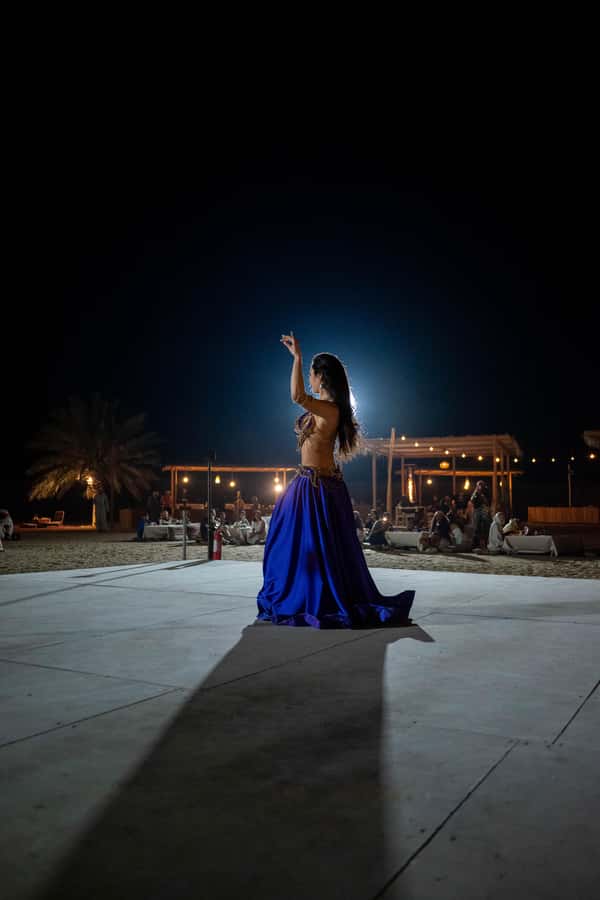 Dubai Fort Lisaili Desert: Quad, Buggy Ride & Free Souvenir - Tanoura, belly dancing, and the fire show