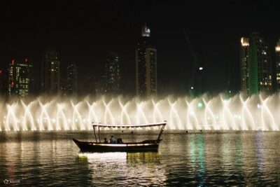 Dubai Fountain Show Boat Lake Ride Ticket