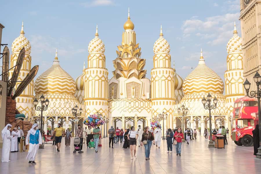 Dubai: Global Village Entry Ticket with Hotel Transfers - Entering the pavilions of 90 countries
