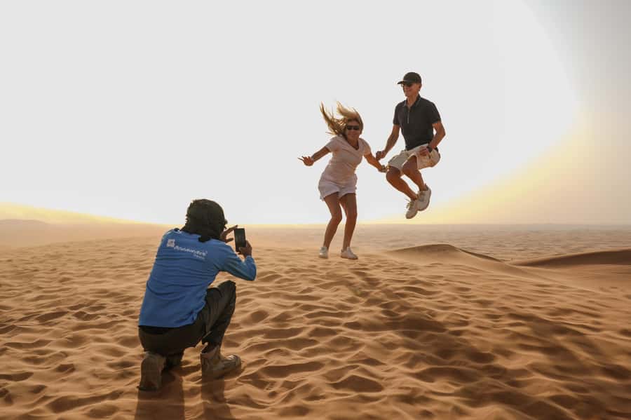 Dubai: Half-Day Desert Safari, Camel Ride, ATV & Dune Buggy - Sandboarding on the Soft Slopes