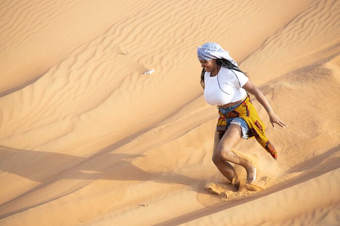 Dubai Half-day Red Dunes bashing with Sandboarding, Camel &Falcon - Red dunes and the main dune-bashing run