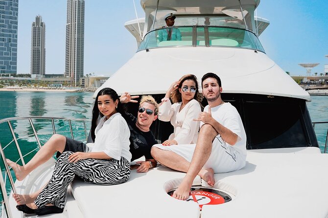 Dubai Harbour Luxury Yacht Tour with BBQ & Drinks - The Burj Al Arab photo stop