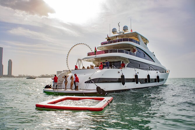 Dubai Harbour Super Yacht Experience with gourmet & Drinks - Palm Jumeirah is better understood from offshore