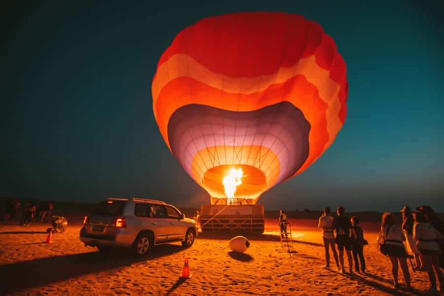 Dubai: Hot Air Balloon Ride & Falcon Show Over the Desert - Key points to know before booking