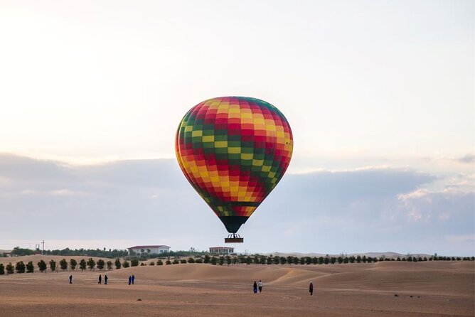 Dubai Hot Air Balloon Ride with Breakfast, Falconry & Camel Ride - Dubai Desert Conservation Reserve From Above