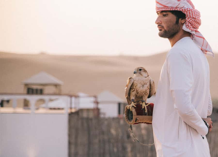 Dubai: Hot Air Balloon with Camel, ATV, & Horse Ride Options - The landing and the desert campsite