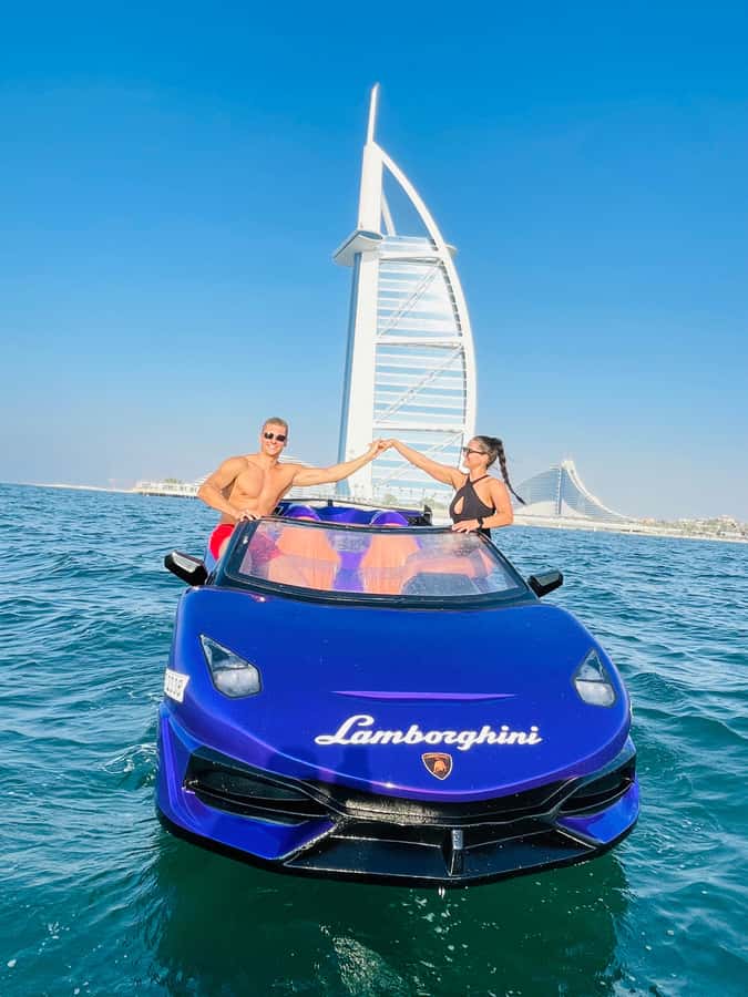 Dubai: Jet car at Burj Al Arab with photos and videos - Getting comfortable with the controls