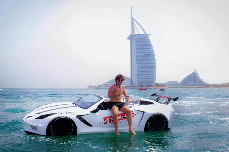 Dubai: Jet Car to Burj Al Arab with Breakfast and Soft drink - Starting at Umm Suqeim Fishing Harbor