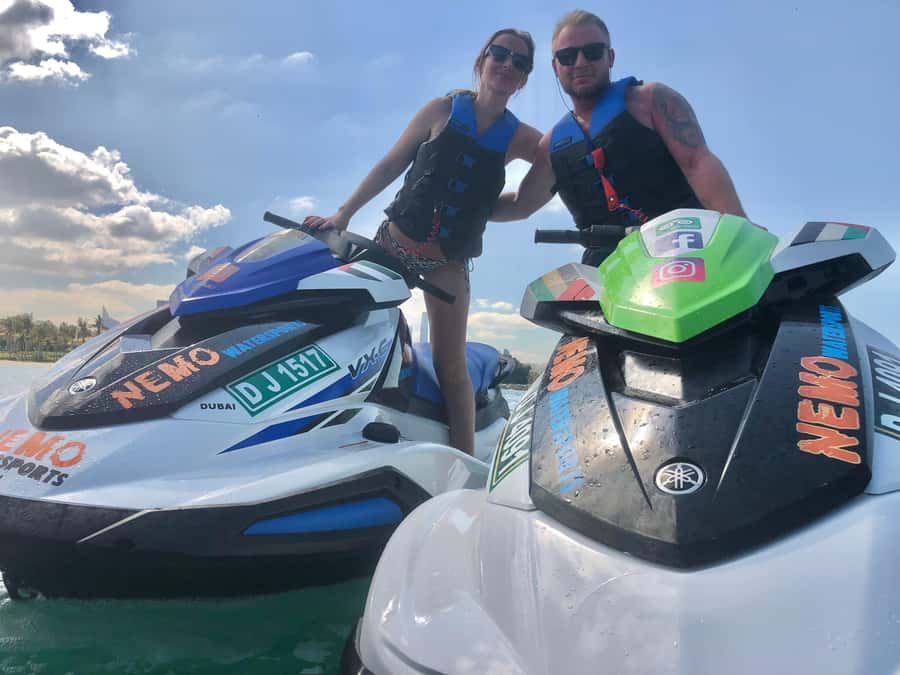Dubai Jet Ski: Burj Khalifa, Burj Al Arab, Pics & Ice Cream! - Burj Al Arab photos are the main prize