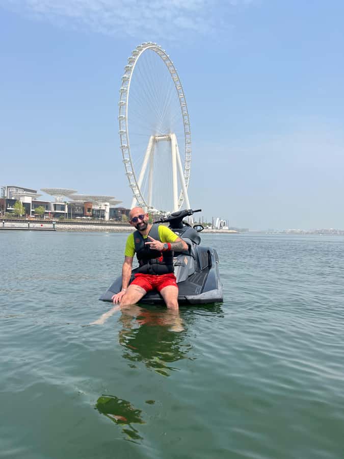 Dubai: Jet Ski Tour To Dubai marina, JBR - Burj Al Arab: your first major photo stop