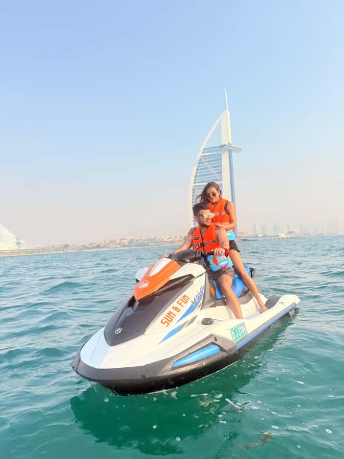 Dubai jet ski: visit the Burj al Arab and Atlantis with photos and videos - Photos and videos without losing your phone