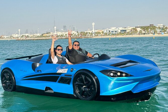 Dubai Jetcar Ride 30 Min + Burj Al Arab View + Free Snacks - Driving toward the Burj Al Arab